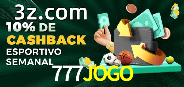 10% de bônus de cashback na 777JOGO